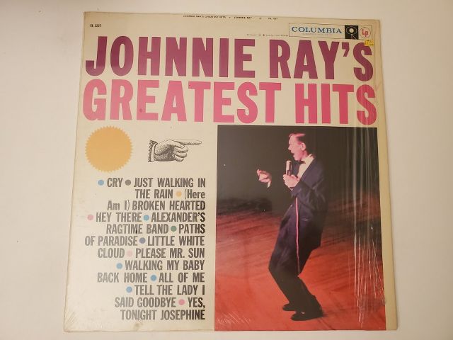 Johnnie Ray Johnnie Ray's Greatest Hits vinyl record