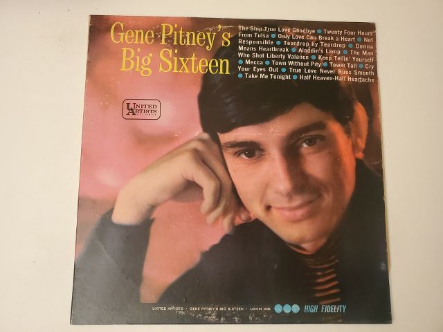 Gene Pitney Big Sixteen vinyl record