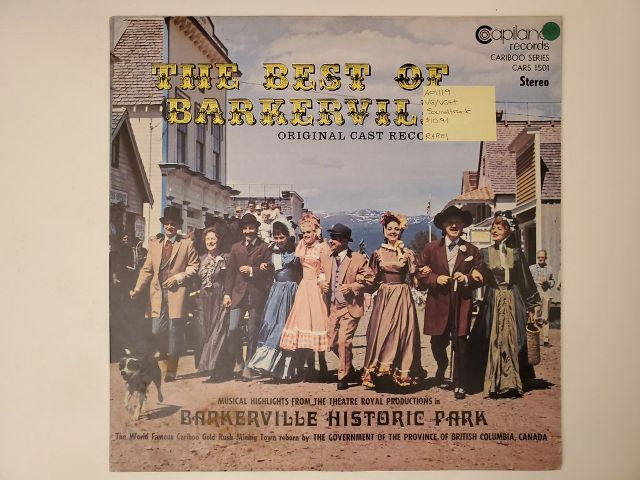 Original Cast The Best of Barkerville vinyl record