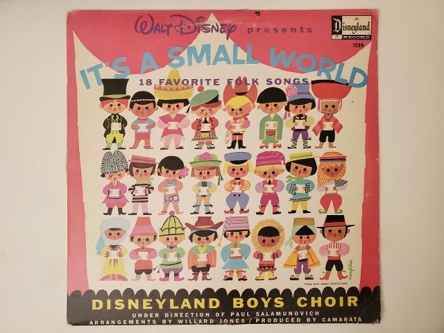 Disneyland Boys Choir It's a Small World vinyl record