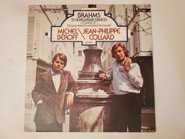 Michel B?roff & Jean-Philippe Collard Brahms: 21 Hungarian Dances (Complete) vinyl record