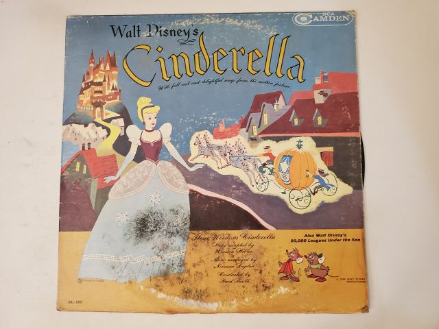 Various Artists Walt Disney's Cinderella vinyl record