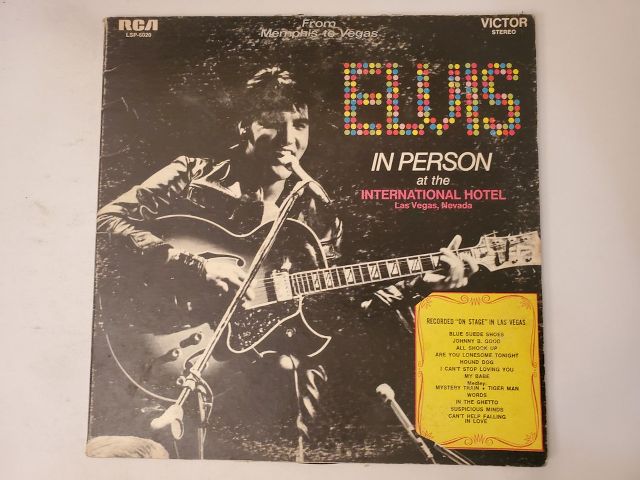 Elvis Presley From Memphis to Vegas / From Vegas to Memphis vinyl record
