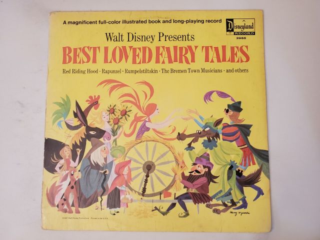Walt Disney Best Loved Fairy Tales vinyl record