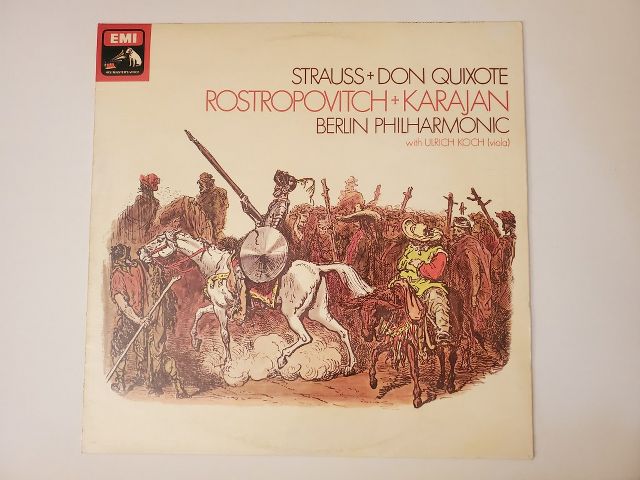 Rostropovich, Karajan, Berlin Philharmonic Strauss: Don Quixote vinyl record
