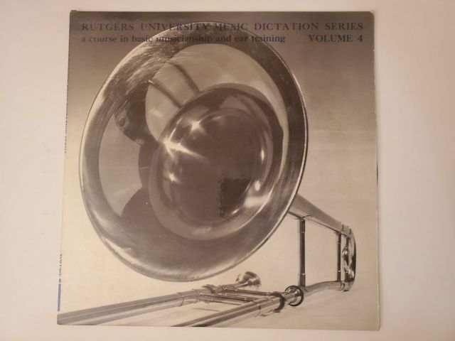 Unknown Rutgers University Music Dictation Series Volume 4 vinyl record