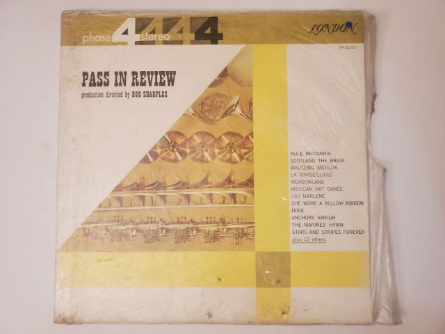 Bob Sharples Pass In Review vinyl record