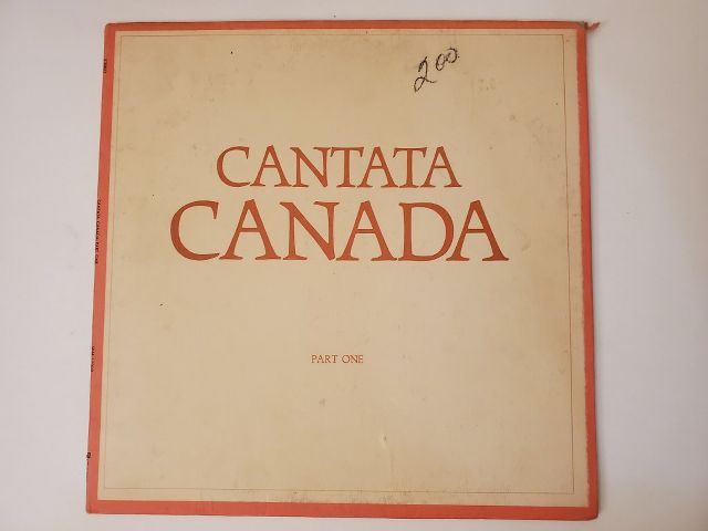 Unknown Cantata Canada Part One vinyl record