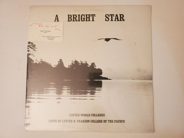 Choir of Lester B. Pearson College of the Pacific A Bright Star vinyl record