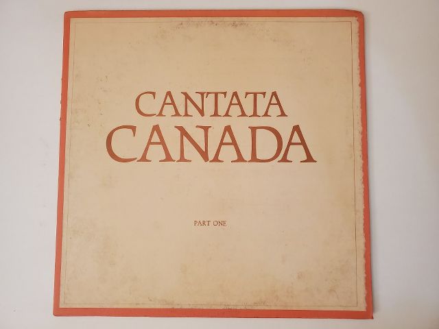 Unknown Artist Cantata Canada Part One vinyl record