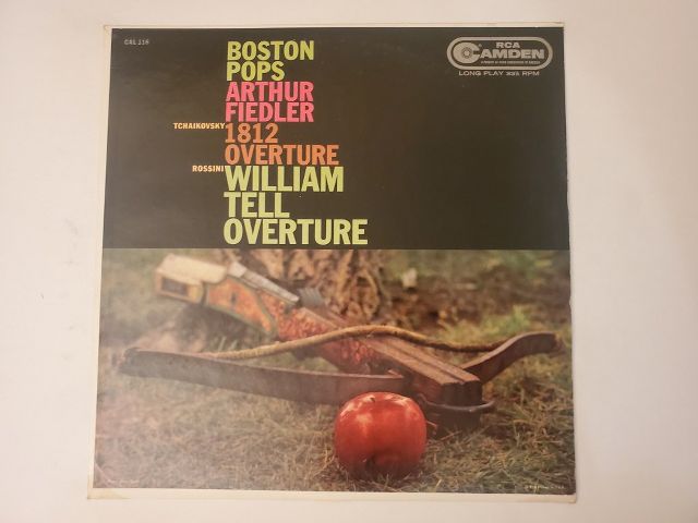 Arthur Fiedler & Boston Pops 1812 Overture / William Tell Overture vinyl record