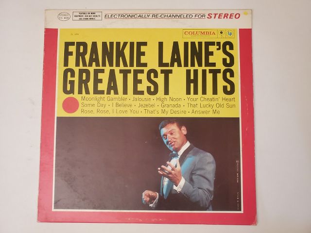 Frankie Laine Frankie Laine's Greatest Hits vinyl record
