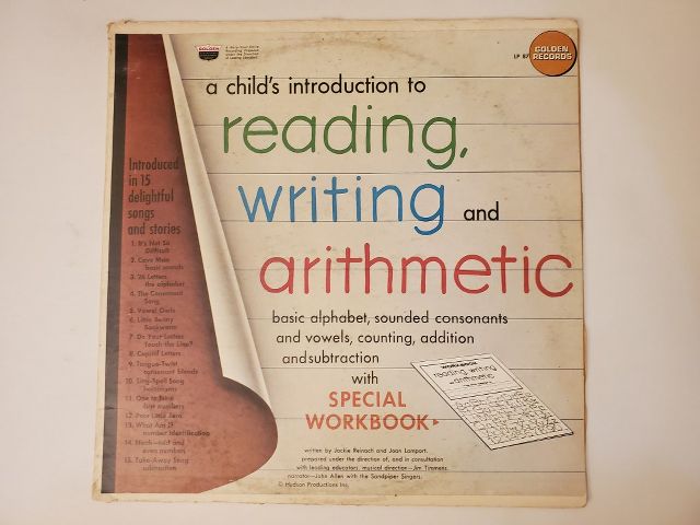 Unknown A Child's Introduction to Reading, Writing and Arithmetic vinyl record