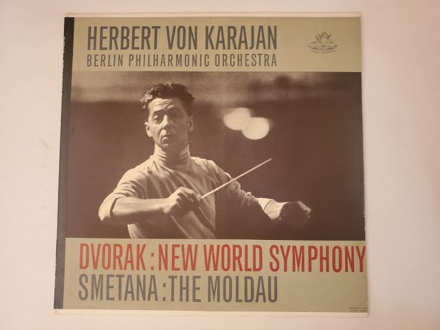 Berlin Philharmonic Orchestra, Herbert von Karajan Dvorak: New World Symphony / Smetana: The Moldau vinyl record