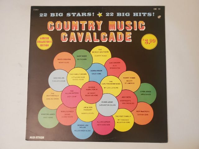 Various Artists Country Music Cavalcade vinyl record