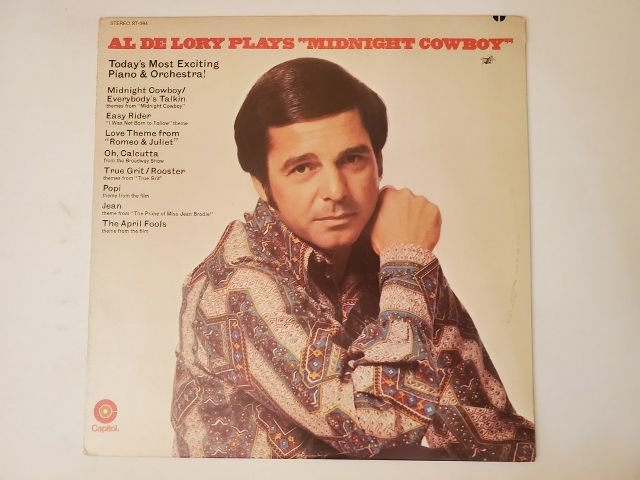 Al De Lory Plays Midnight Cowboy vinyl record