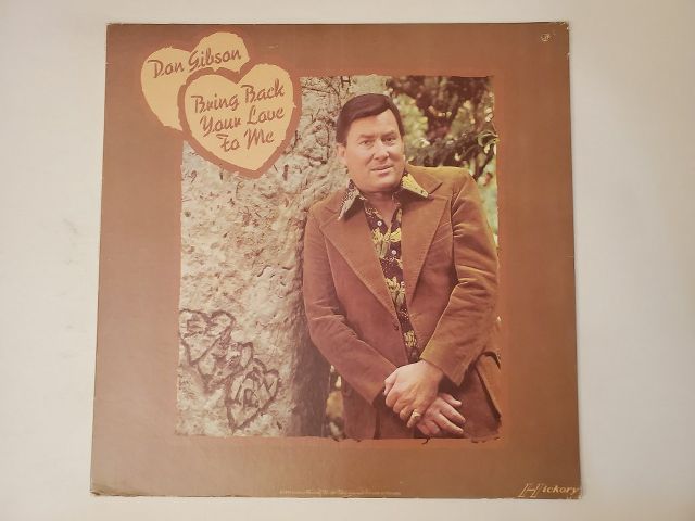 Don Gibson Bring Back Your Love to Me vinyl record