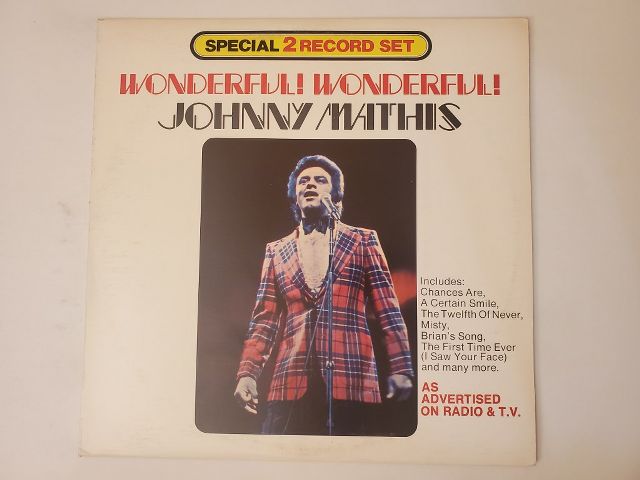 Johnny Mathis Wonderful! Wonderful! vinyl record