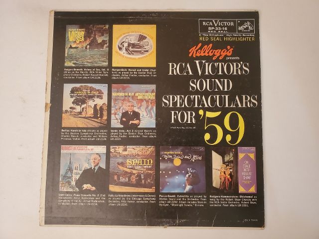 Various RCA Victor's Sound Spectaculars for '59 vinyl record