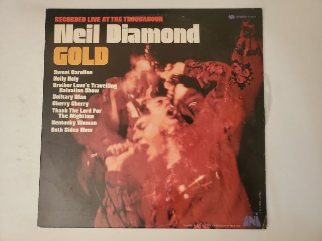 Neil Diamond Gold vinyl record