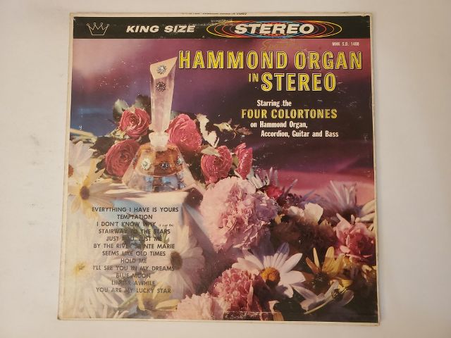 The Four Colortones Hammond Organ in Stereo vinyl record