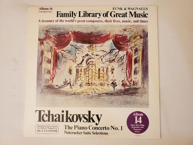 Pyotr Ilyich Tchaikovsky The Piano Concerto No. 1 / Nutcracker Suite Selections vinyl record