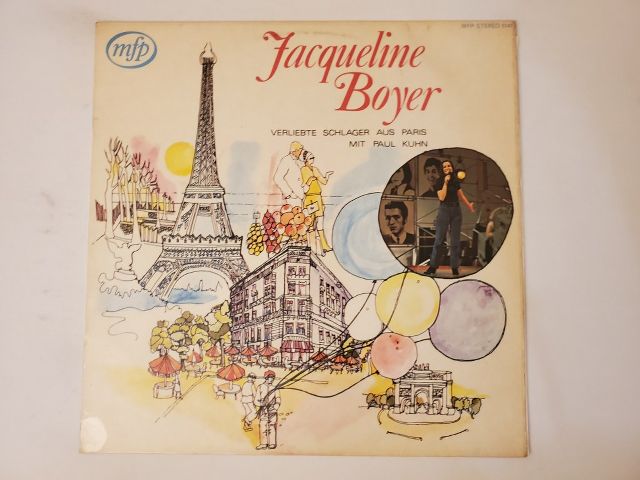 Jacqueline Boyer Verliebte Schlager aus Paris vinyl record