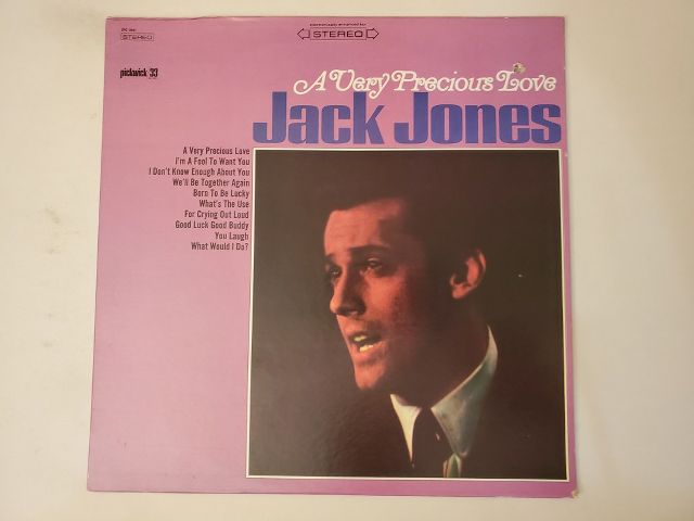 Jack Jones A Very Precious Love vinyl record