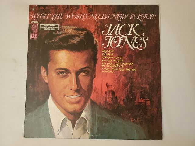 Jack Jones What the World Needs Now is Love vinyl record