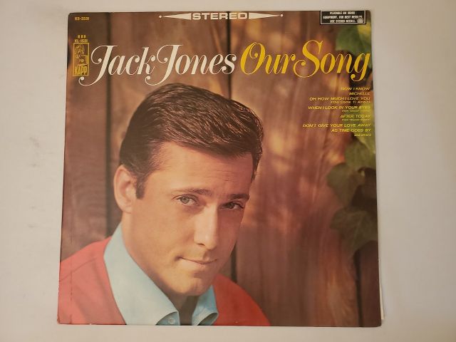 Jack Jones Our Song vinyl record
