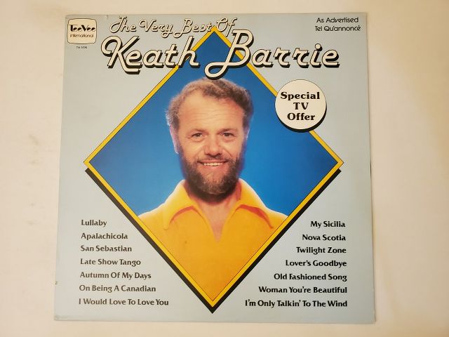 Keath Barrie The Very Best of Keath Barrie vinyl record