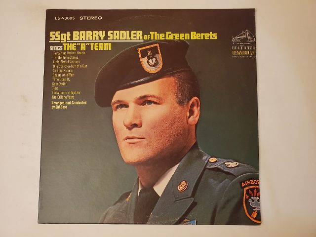 Barry Sadler Sings the 'A' Team vinyl record