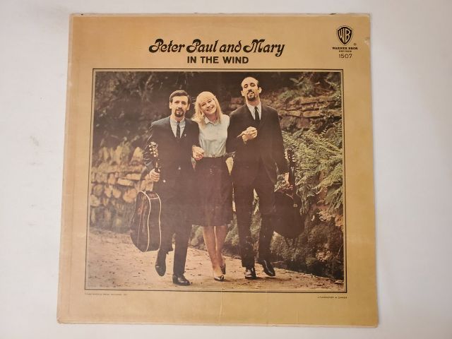 Peter, Paul and Mary In the Wind vinyl record