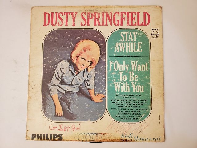 Dusty Springfield Stay Awhile/I Only Want to Be with You vinyl record