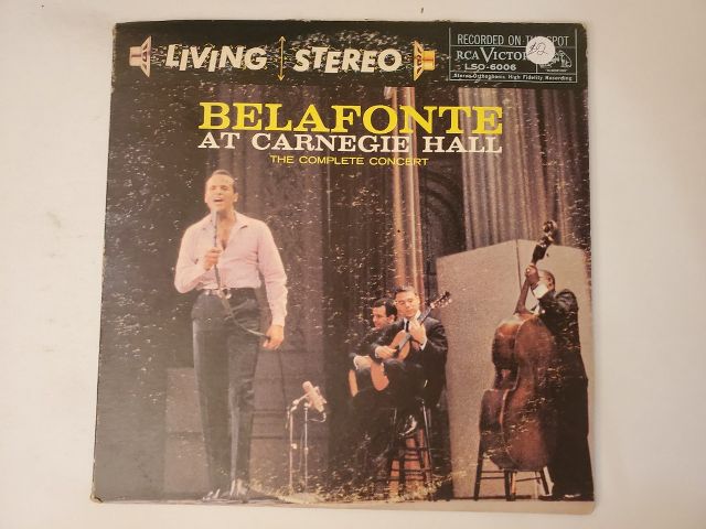 Harry Belafonte Belafonte at Carnegie Hall vinyl record