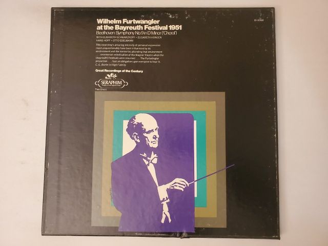 Wilhelm Furtw?ngler At the Bayreuth Festival 1951 vinyl record