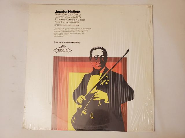 Jascha Heifetz Sibelius/Tchaikovsky: Concertos vinyl record
