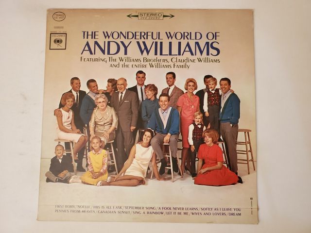 Andy Williams The Wonderful World of Andy Williams vinyl record