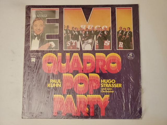 Paul Kuhn and Hugo Strasser und sein Orchester Quadro Pop Party vinyl record