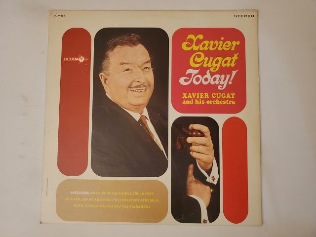 Xavier Cugat and His Orchestra Xavier Cugat Today! vinyl record