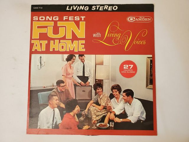 Living Voices Song Fest Fun at Home vinyl record