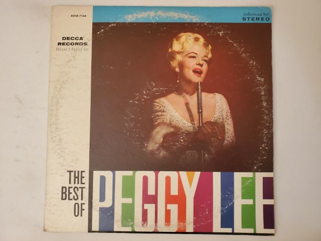 Peggy Lee The Best of Peggy Lee vinyl record