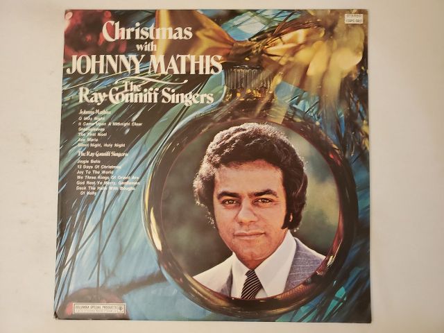 Johnny Mathis, The Ray Conniff Singers Christmas with Johnny Mathis vinyl record