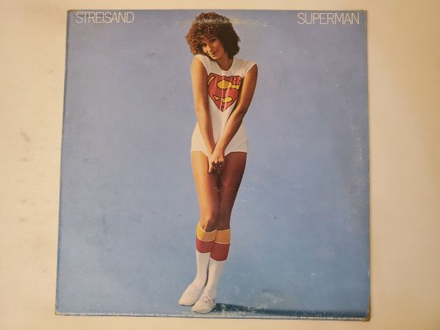 Barbra Streisand Superman vinyl record
