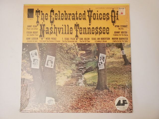Various Artists The Celebrated Voices of Nashville Tennessee vinyl record
