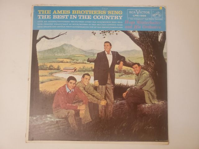 The Ames Brothers with Hugo Winterhalter and His Orchestra The Ames Brothers Sing the Best in the Country vinyl record
