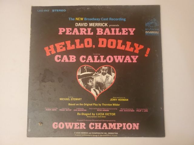 Pearl Bailey, Cab Calloway Hello, Dolly! (The New Broadway Cast Recording) vinyl record
