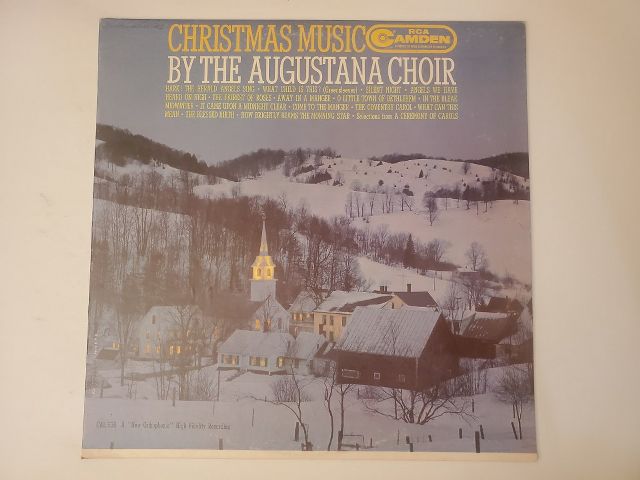 The Augustana Choir Christmas Music vinyl record