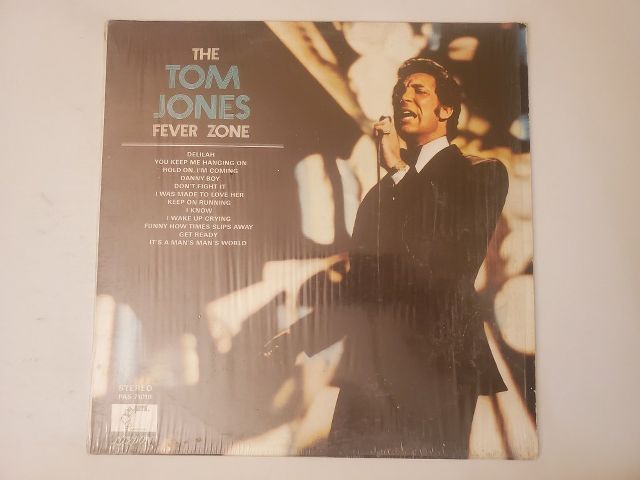 Tom Jones Fever Zone vinyl record