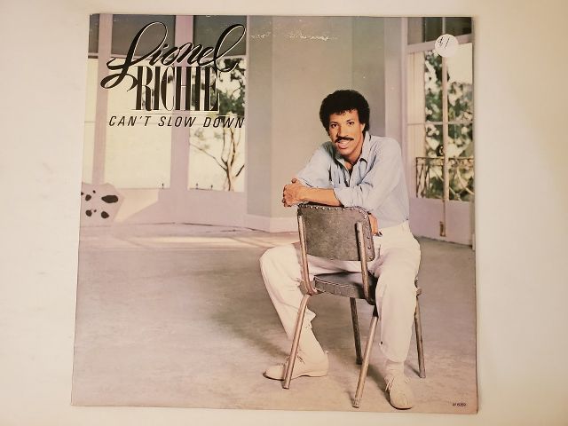 Lionel Richie Can't Slow Down vinyl record